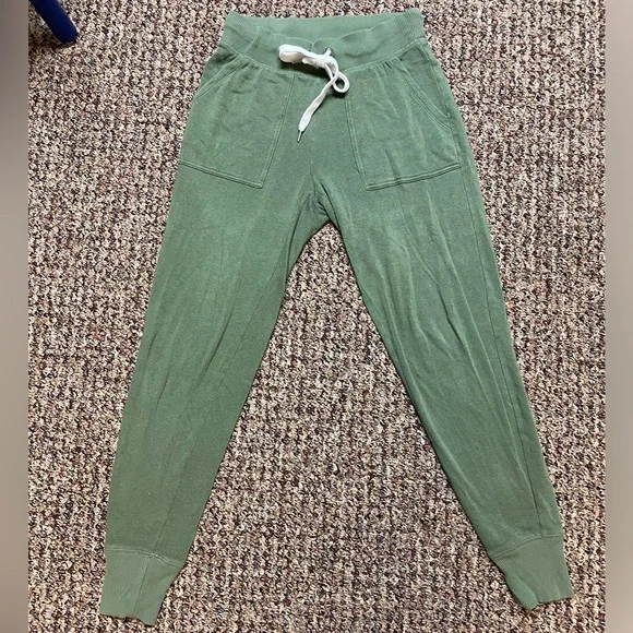 Aerie Olive Green Jogger Sweatpants, Size XS - Picture 2 of 7